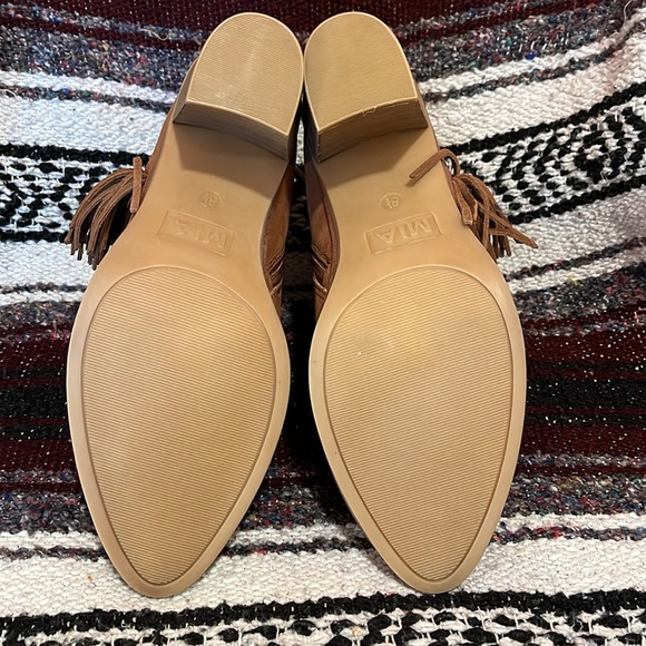 MIA Cisco Ankle Cowboy Boots with fringe sz 8.5 - Picture 6 of 8